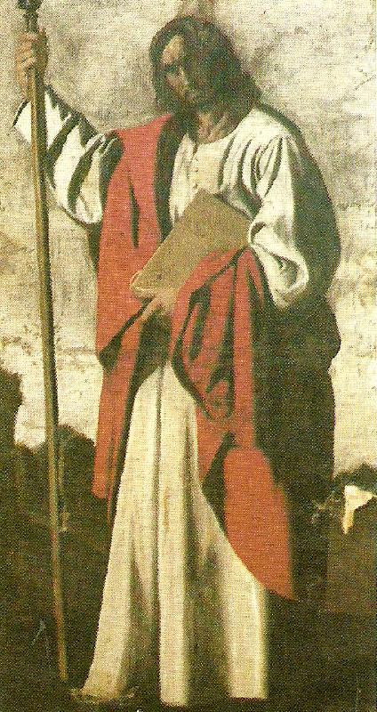 st. thomas., Francisco de Zurbaran